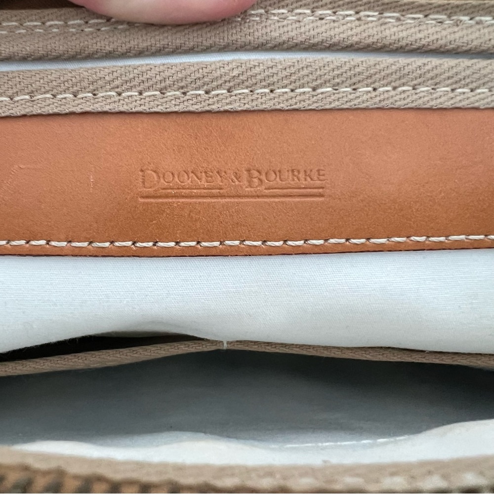 Dooney & Bourke vintage purse. Blue & white gingham - Picture 9 of 11